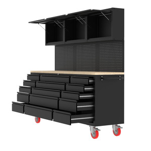 गैरेज धातु कैबिनेट उपकरण कार्ट रोलिंग कार्यशाला कार्य व्हील के साथ - Product Image 3