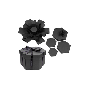 Vente en gros de boîte en papier de luxe personnalisée et créative pour cosmétiques vêtements chaussures emballage <span class=keywords><strong>bombe</strong></span> pour fête d'anniversaire avec explosion pour la Saint-Valentin - Product Image 5