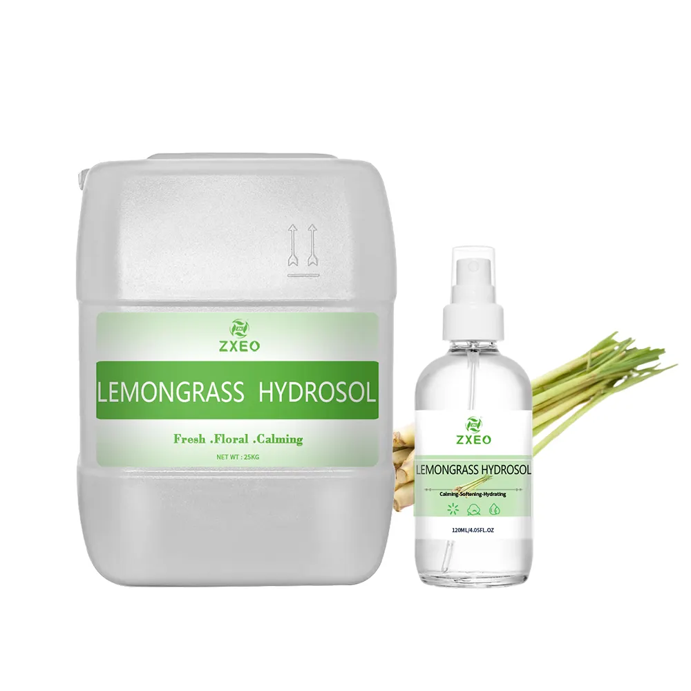 Дистиллированный поставщик гидрозола Lemongrass с органическим сертификатом по оптовым ценам