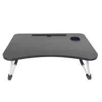 Portable pliable ordinateur portable plateau Table multifonctionnel ordinateur portable lit Table de bureau avec Port de Charge USB porte-gobelet pour lit