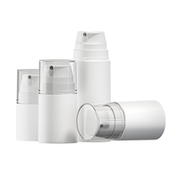 Botella de Plástico PP con Bomba de Vacío de 30ml 50ml 100ml, Envase Cosmético para Suero, Loción, Protector Solar, Crema y Champú