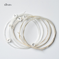 Customization 28-43/28-45 Normal Tension 6-String Set Environmental Anti-Rust Coated Silvered Coated Copper Wound Nylon Strings