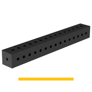 บล็อกเชื่อมต่อ800x100x100มม. steelplus gpph ความหนา12มม. รู16มม. 50x50mm กริด - Product Image 1