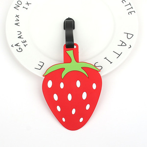 Etiqueta de Equipaje de PVC con Bonito Diseño Personalizado de Letras y Plantas de Dibujos Animados en Blanco y Negro para Maletas - Product Image 4