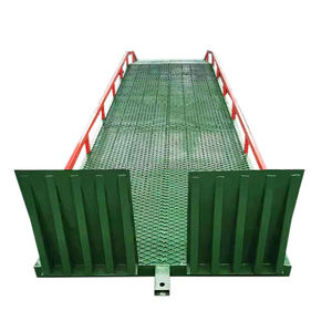 Rampe <span class=keywords><strong>de</strong></span> quai hydraulique mobile pliable pour chargement <span class=keywords><strong>de</strong></span> camions lourds, rampe <span class=keywords><strong>de</strong></span> nivellement pour conteneurs, 16 mètres, acier au carbone, 50 cm - Product Image 2