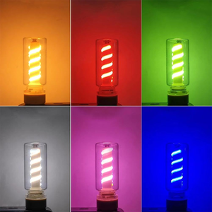Lampe de nuit tactile USB en spirale - Lampe de table LED RGB à 7 couleurs changeantes pour chambre à coucher, chambre d'enfant, décoration de la maison - Product Image 5