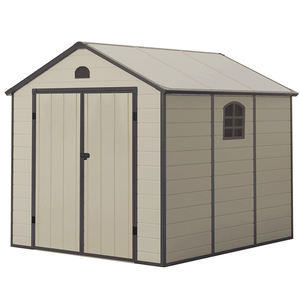 <span class=keywords><strong>Rangement</strong></span> de jardin en résine, livraison gratuite, avec porte verticale, 1.98m2 - Product Image 1