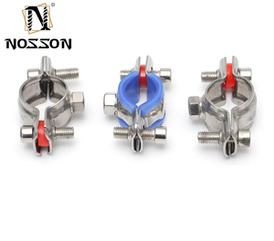 Abrazadera de metal de sillín de goma grande con clips de goma <span class=keywords><strong>P</strong></span> de goma para abrazaderas inserto de abrazadera de tubo - Product Image 3