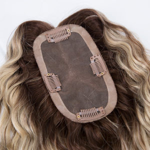 Disponible para Envío Inmediato, Cabello Europeo 3*6, 150% de Densidad, Base Mono, Color Personalizado, Topper con Base Mono, Cabello 100% Humano Real - Product Image 1