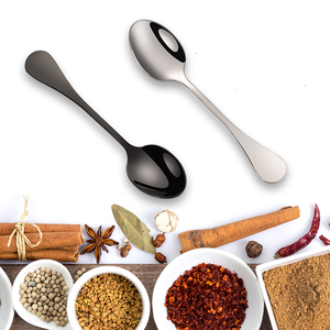 Thìa Cà Phê Nhỏ Tráng Gương Thìa Muối Nhỏ Bằng Kim Loại Thìa Thép Không Gỉ - Product Image 5