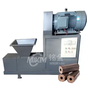 China best selling hexagonal charcoal bar olive compressed wood log briquette machine for coconut husk power with high quality