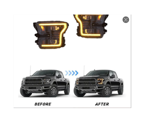 Faros Delanteros LED Completos CZKOAUTOLED para Ford F150 2018-2020 13ª Generación (<span class=keywords><strong>Tercera</strong></span> Generación) Conjunto de Luces Delanteras - Product Image 1