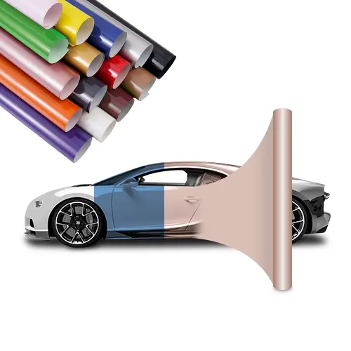 Che fa il colore della pellicola di protezione della vernice che cambia colore TPU dell'automobile anti ingiallimento della macchina per gli adesivi dell'automobile della linea di produzione