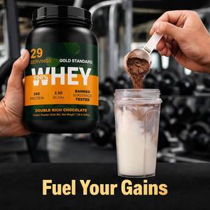 OEM ODM <strong>Whey</strong> Protein Powder Isolate Concentrate for Muscle Building and Post Workout Recovery - Product Image 5