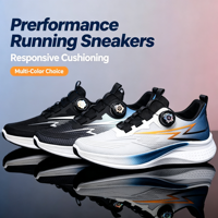 Chaussures de course légères et respirantes en mesh pour hommes, baskets de sport rapides, chaussures de marche amortissantes