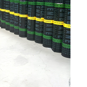 Membrane d'étanchéité en <span class=keywords><strong>bitume</strong></span> modifié SBS, 3 mm, noire, pour applications de toiture extérieure - Product Image 6