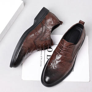 2026 New Model-Best-selling Men's Luxurious Leather <b>Shoes</b> PU Lining Pointed Toe Oxfords Formal Business Wedding <b>Shoes</b> - Product Image 2