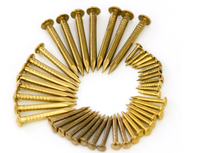 Clous décoratifs ronds en laiton doré, petits clous métalliques pour boîtes en bois, quincaillerie en gros