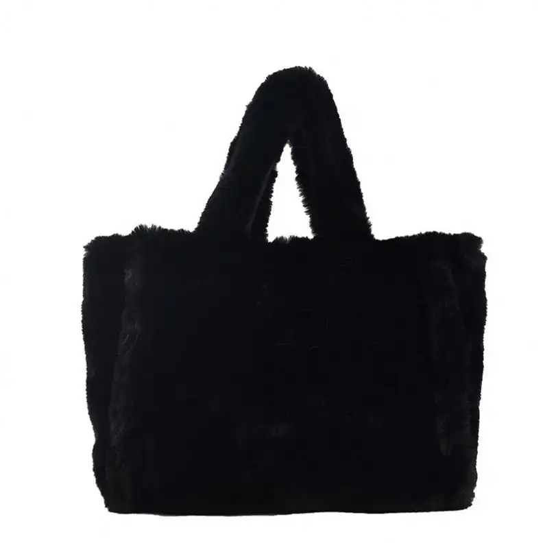 Đơn giản Fluff Lady Tote Túi xách ví và ví 2023 phụ nữ WOMENS và Hàn Quốc phong cách công suất lớn sang trọng Vai Túi uy551