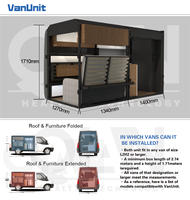 Kit de conversion confortable pour camping-car modulaire Qian Camper, idéal pour les voyages et la vie à domicile