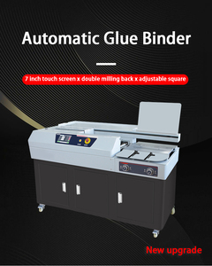 Máquina de encuadernación de libros con pegamento de 460mm, aglutinante de pegamento resistente para tienda de impresión - Product Image 2