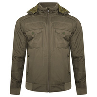 Veste d'hiver réversible pour homme, la plus vendue, personnalisable, en toile, col montant, logo frontal, style décontracté