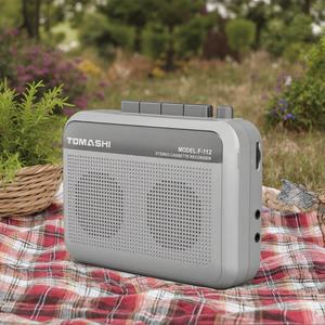 Reproductores de Casete Retro Personalizados, Reproductor Portátil Vintage con Conector para Auriculares y Dos Altavoces - Product Image 1