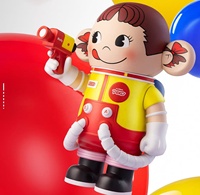 Venta caliente 1000% Original Popmart MOLLY PEKO 400% figura de acción 3D PVC dibujos animados juguete militar misterio cajas ciegas ABS coleccionable