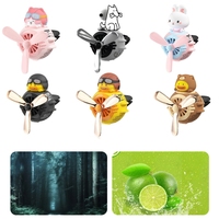 Mignon petit pilote désodorisant purificateur citron parfum de voiture pour sortie coton papier matériel Premium voiture désodorisants