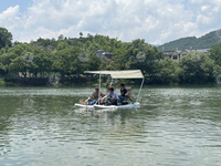 Bateau de pêche électrique gonflable en PVC de luxe pour 2 personnes, yacht, amusement aquatique