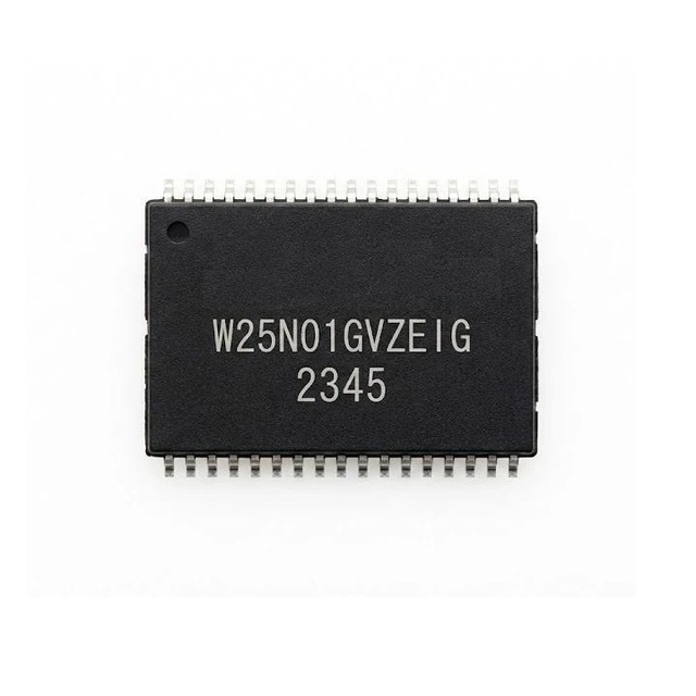 New and Original  Flash Memory IC   W25N01GVZEIG 1Gb SLC NANDQuad SPI 104MHz WSON-8-EP SMT