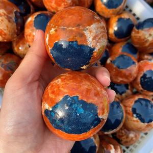 Vente en gros de pierres de quartz de guérison en <span class=keywords><strong>pierre</strong></span> de soleil de haute qualité avec sphère d'<span class=keywords><strong>apatite</strong></span> <span class=keywords><strong>bleue</strong></span>, boule de cristal pour la décoration - Product Image 4