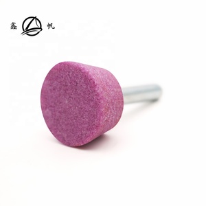 Precio de fábrica directo <span class=keywords><strong>A33</strong></span> 6mm Eje montado Punto Personalizado Cabezal de molienda de piedra abrasiva Compatible con OEM ODM OBM - Product Image 3