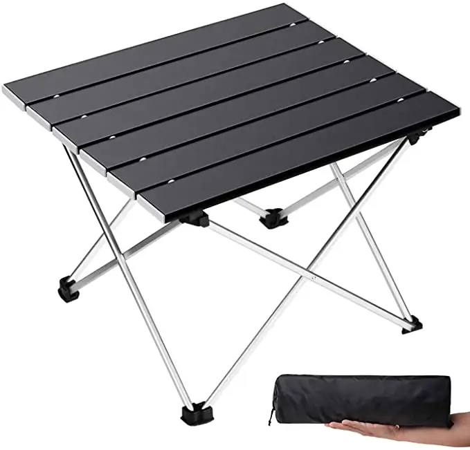 Outdoor Small Size Folding Camping Table for Indoor and Outdoor Picnic, BBQ, Beach, Hiking, Travel