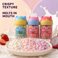 Biscuits gaufrettes aux fruits riches en protéines Aimo - Fondants dans la bouche, chaque paquet pèse 14 grammes, gaufrettes en boîte prêtes à consommer