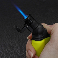 Briquet à flamme créative pour soudure, petit format, coupe-vent, rechargeable, vente en gros