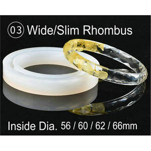 Yuye sottile + ampio braccialetto in Silicone stampo per donne colata resina epossidica braccialetto stampo gioielli da te Moule in Silicone stampi per resina - Product Image 6