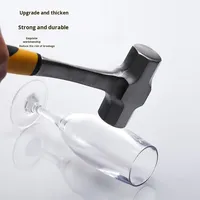 Verre à vin blanc haut de gamme en plastique transparent, moderne, simple, incassable, capacité 170 ml, pour gobelet de luxe léger à usage domestique