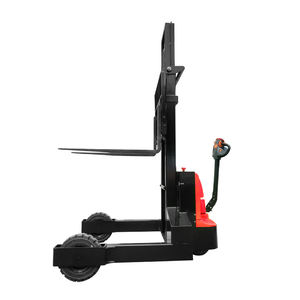 Chariot élévateur électrique YCMG 1500 kg 1,5 tonne à pattes larges pour usage intérieur, alimenté par batterie lithium-ion, garantie 1 an - Product Image 1