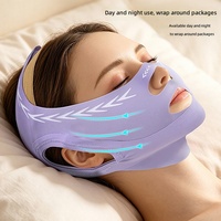 Masque liftant pour le visage en V, sangle de menton pour dormir, masque liftant en V, sangle amincissante pour le visage, réducteur et éliminateur de double menton