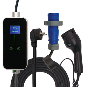Nouveau chargeur EV embarqué portable monophasé 7 kW 32 A CA avec interface de type 2 et compatibilité 100-110 V à 200-220 V - Product Image 1