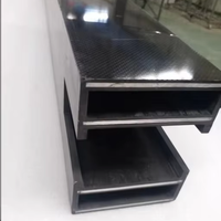 Tube en fibre de carbone 3K à haute résistance à la traction avec une bonne résistance aux chocs pour le faisceau d'équipement CNC