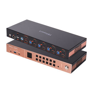 Коммутатор TESmart 4x2 HDMI KVM для 4 ПК с поддержкой двух мониторов, 4K 60 Гц, USB 3.0 для системных администраторов и инженеров по тестированию оборудования - Product Image 4