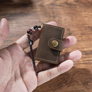 2025 <span class=keywords><strong>Mini</strong></span> cahier de voyage fait à la main Crazy Horse journaux en cuir mignon Portable pour la tenue de journal et la prise de notes Logo gratuit - Product Image 5