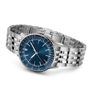 Reloj <span class=keywords><strong>de</strong></span> Cuarzo Mecánico <span class=keywords><strong>de</strong></span> Acero Inoxidable con Esfera Azul <span class=keywords><strong>de</strong></span> la Serie Aviación Deportiva Retro <span class=keywords><strong>de</strong></span> Lujo <span class=keywords><strong>de</strong></span> Alta Calidad para Breitlings - Product Image 2