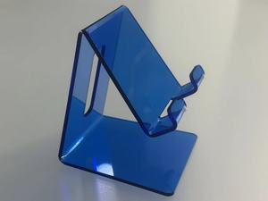 Suporte de telefone acrílico transparente, tablet criativo de mesa simples e estilo Ins, suporte espessado, portátil e multifuncional - Product Image 5