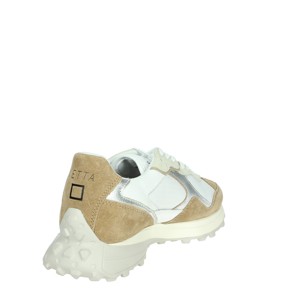 Sneakers Casual e sportive da donna W391-VT-RP-HB basse bianche/Beige per l'estate e l'autunno che cammina in alto - Product Image 3