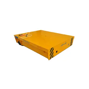 Flexible operation electric die transporter battery operated transfer trolley Precise Pipe Rail Cart For Metal Factory