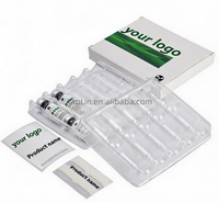 Boîte en carton personnalisée en gros avec insert en mousse pour flacon en verre de 5 ml et 10 ml