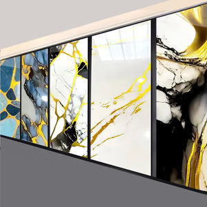 Lámina de PVC Flexible Artificial de Alto Brillo, Panel de Pared de PVC con Diseño de Mármol, Tablero Decorativo para Interiores - Product Image 1